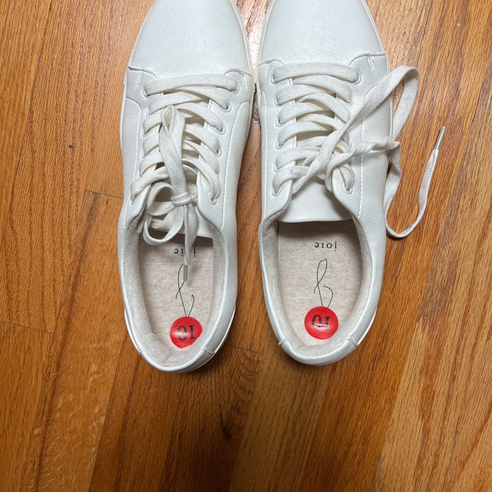 JOIE Women’s Low Top Lace Up Lined Harvard Sneakers - Excellent Condition